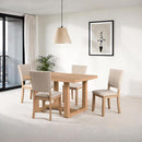  Furniture of America Sauro SL3405NT-SC-4PK Set Of 4 Upholstered Side Chair IMAGE 2