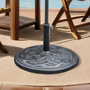  Furniture of America Duro LA-A014BK Round Umbrella Base IMAGE 1