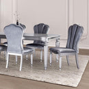  Furniture of America Melodi Parc FM3416SV-T-7PC 7 Pc Dining Table Set IMAGE 7