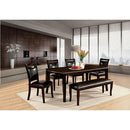  Furniture of America Woodside CM3024T-7PC 7 Pc Dining Table Set IMAGE 1