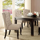  Furniture of America Sania CM3324BK-T-6PC-BN 6 Pc Dining Table Set with Bench IMAGE 2