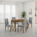  Furniture of America Worland FM32003AK-T-5PC 5 Pc Dining Table Set IMAGE 2