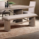  Furniture of America Ellesmere FM3230NT-BN-PK Bench IMAGE 1