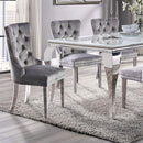  Furniture of America Neuveville CM3903WH-T-7PC-261GY 7 Pc Dining Table Set IMAGE 4