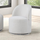  Furniture of America Broager FM3001WH-SC Dining Swivel Chair IMAGE 1