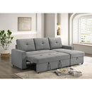  Furniture of America Giorgi FM6920GY-PK Sectional with Pullout IMAGE 2
