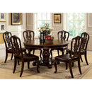  Furniture of America Bellagio CM3319RT-7PC-WOOD 7 Pc Dining Table Set IMAGE 1