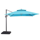  Furniture of America Hero LA-A028TL+BASE 10" Square Umbrella with Double Top & 37" Large Base IMAGE 1