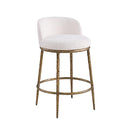  Furniture of America Rilva FM37014GD-PC Counter Height Stool IMAGE 1