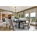  Furniture of America Sania CM3324BKT84-3564GY-7 7 Pc Dining Table Set IMAGE 1