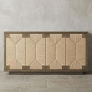  Furniture of America Casoria FM34008NT-SV Sideboard IMAGE 1