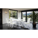  Furniture of America Holbaek FM37008SV-T-5PC-07SW 5 Pc 80" Dining Table Set IMAGE 2