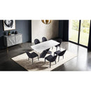  Furniture of America Lenvik FM3700BK-T-7PC 7 Pc Dining Table Set IMAGE 2
