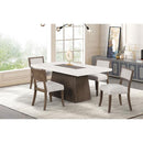  Furniture of America Grasten FM3332DB-T-7PC-00WH 7 Pc Dining Table Set IMAGE 1
