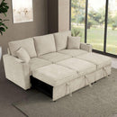  Furniture of America Kendal FM6965BG-SF-PK Sleeper Sofa Sectional IMAGE 4