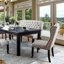  Furniture of America Sania CM3324BK-T-84-6PC 6 Pc Dining Table Set with Bench IMAGE 8