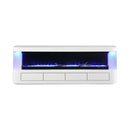  Furniture of America Luken FM-AC8010WH-TV 71" TV Stand with Electric Fire Place IMAGE 8