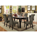  Furniture of America Sania CM3324BK-T-3564GY-7P 7 Pc Dining Table Set IMAGE 2
