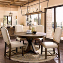  Furniture of America Julia CM3014RT-5PC 5 Pc Dining Table Set IMAGE 5