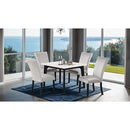  Furniture of America Sabro FM3330BK-ST-TABLE Square Dining Table IMAGE 2