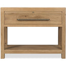  Hooker Furniture Driftwood 6820-90216-80 One-Drawer Nightstand with Stone IMAGE 2