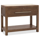  Hooker Furniture Driftwood 6820-90216-85 One-Drawer Nightstand with Stone IMAGE 1
