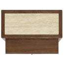  Hooker Furniture Driftwood 6820-90216-85 One-Drawer Nightstand with Stone IMAGE 3