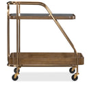  Hooker Furniture Commerce and Market 7228-50763-85 Walnut Wine and Bar Cart IMAGE 4