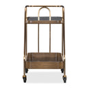  Hooker Furniture Commerce and Market 7228-50763-85 Walnut Wine and Bar Cart IMAGE 5