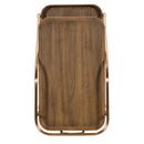  Hooker Furniture Commerce and Market 7228-50763-85 Walnut Wine and Bar Cart IMAGE 6