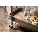  Hooker Furniture Commerce and Market 7228-50763-85 Walnut Wine and Bar Cart IMAGE 9