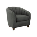  Monarch I 8092 Accent Chair  - Grey/Walnut IMAGE 1