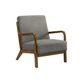  Monarch I 8330 Accent Chair  - Grey/Walnut IMAGE 1