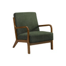  Monarch I 8332 Accent Chair  - Green/Walnut IMAGE 1