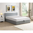  IFDC Queen Upholstered Platform Bed with Storage IF-5163 60 IMAGE 1