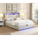  IFDC Full Upholstered Platform Bed with Storage IF-5404 54 IMAGE 1