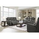  Signature Design by Ashley Bleckley Power Reclining Leather Match Sofa PCU1200015C IMAGE 11