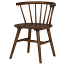  Coaster Furniture Jeffries 107202WAL Set of 2 Windsor Wood Dining Side Chair - Walnut IMAGE 2