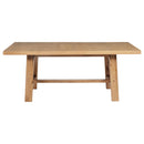  Coaster Furniture Middleton 108540 76-inch Extension Leaf Dining Table - Natural Brown IMAGE 4