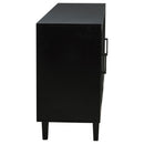  Coaster Furniture Middleton 108545BLK 4-door Sideboard Server with Dual Drawers - Black IMAGE 10