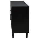  Coaster Furniture Middleton 108545BLK 4-door Sideboard Server with Dual Drawers - Black IMAGE 15