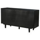  Coaster Furniture Middleton 108545BLK 4-door Sideboard Server with Dual Drawers - Black IMAGE 7