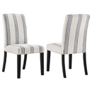  Coaster Furniture Herran 121782 Set of 2 Upholstered Dining Side Chair - Beige IMAGE 1