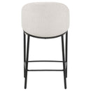  Coaster Furniture Chadwick 183436N Set of 2 Fabric Upholstered Counter Height Chair - Beige IMAGE 6