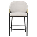  Coaster Furniture Chadwick 183436N Set of 2 Fabric Upholstered Counter Height Chair - Beige IMAGE 7