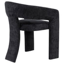  Coaster Furniture Carlow 193813BLK Set of 2 Upholstered Dining Arm Chair - Black IMAGE 2