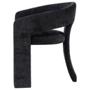  Coaster Furniture Carlow 193813BLK Set of 2 Upholstered Dining Arm Chair - Black IMAGE 6