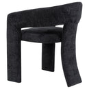  Coaster Furniture Carlow 193813BLK Set of 2 Upholstered Dining Arm Chair - Black IMAGE 8