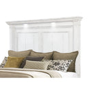  Coaster Furniture McKinney 215871KW California King LED Light Panel Bed - Vintage White IMAGE 3