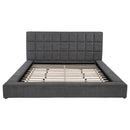  Coaster Furniture Dreux 315948GRYQ Upholstered Queen Panel Platform Bed - Grey IMAGE 6